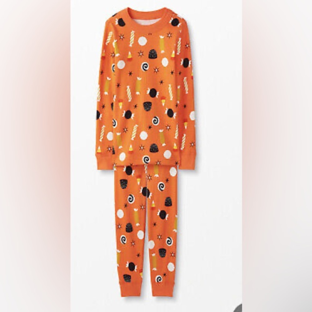 Hanna Andersson Halloween Candy Long John Pajamas Size 150 (12)